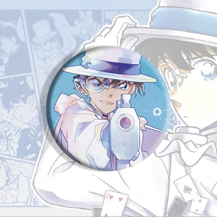 Detective conan Anime tinplate brooch badge price for 5 pcs