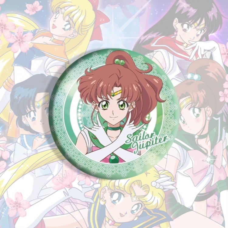 sailormoon Anime tinplate brooch badge price for 5 pcs