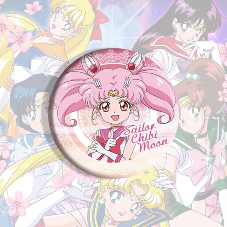 sailormoon Anime tinplate brooch badge price for 5 pcs