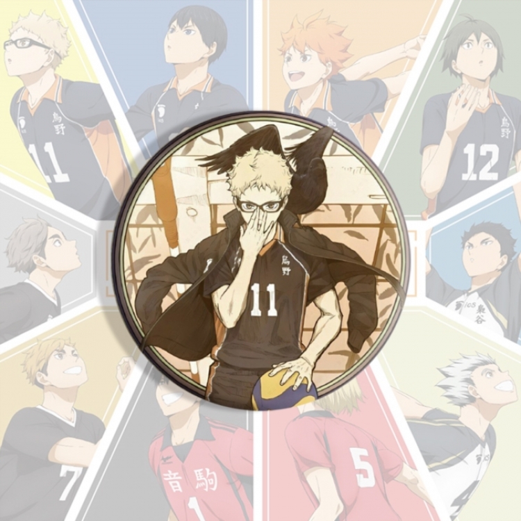 Haikyuu!! Anime tinplate brooch badge price for 5 pcs