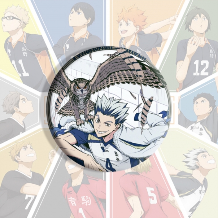 Haikyuu!! Anime tinplate brooch badge price for 5 pcs