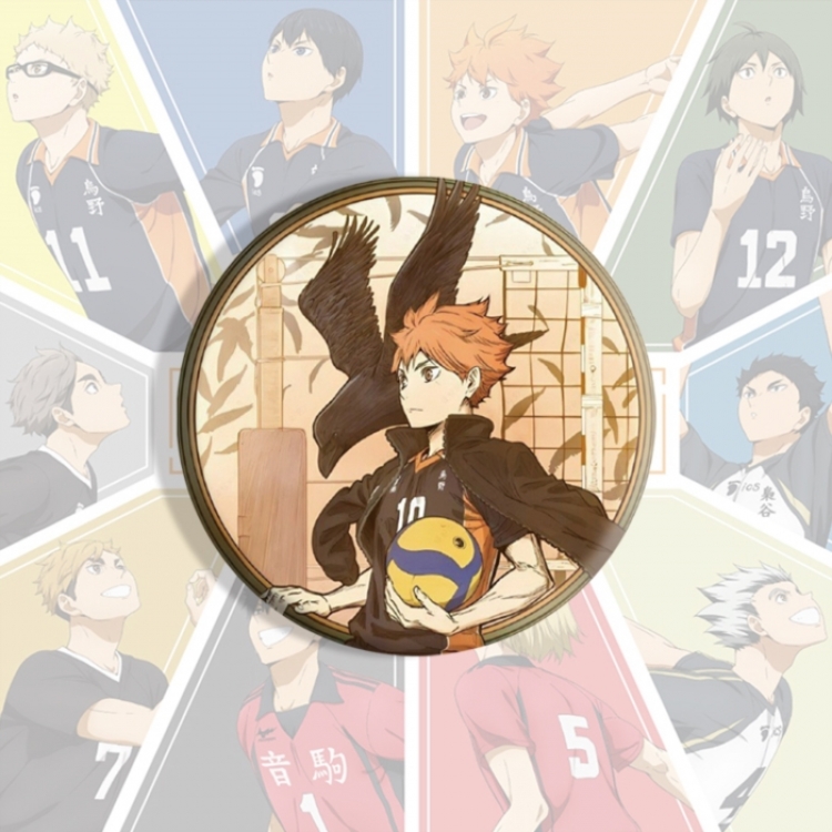 Haikyuu!! Anime tinplate brooch badge price for 5 pcs