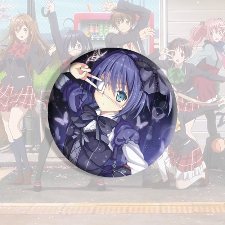 Chuunibyou Demo Koi Ga Shitai Anime tinplate brooch badge price for 5 pcs