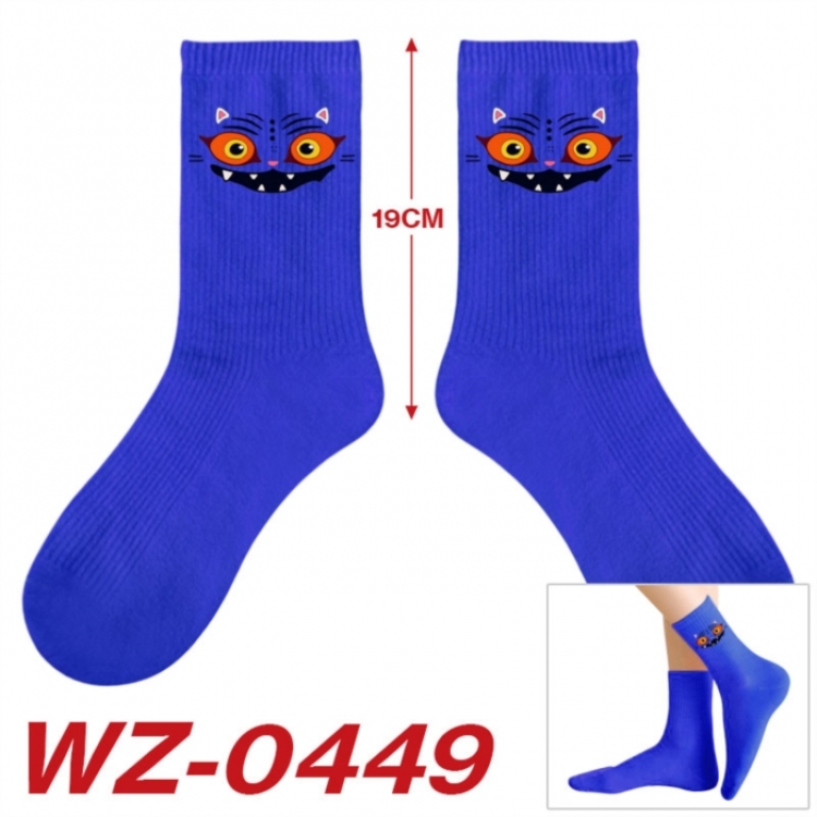 K-Pop:Demon Hunters Anime printing medium sock tube height 19cm price for  5 pairs