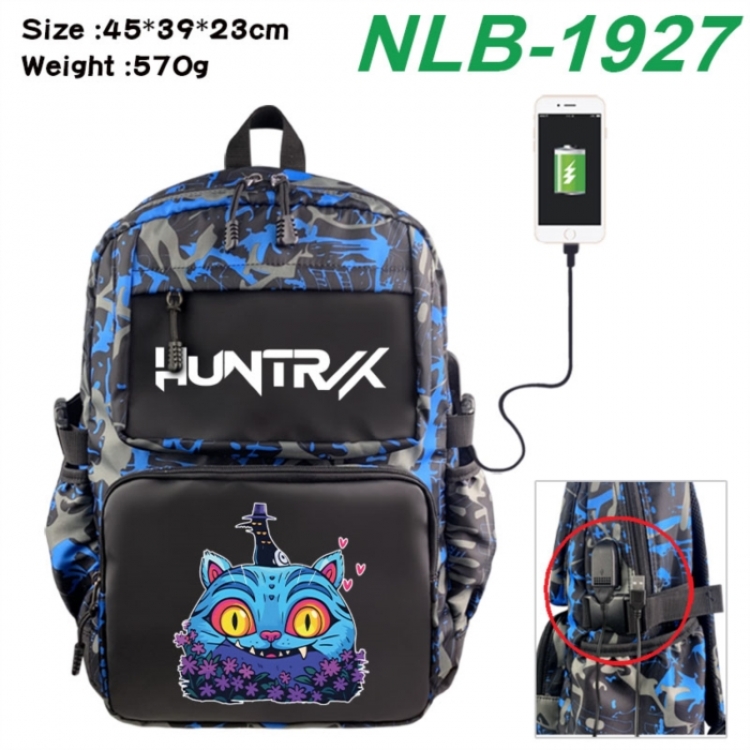 K-Pop:Demon Hunters Anime waterproof nylon camouflage backpack School Bag 45X39X23CM
