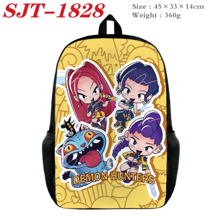 K-Pop:Demon Hunters Anime nylon canvas backpack student backpack 45x33x14cm