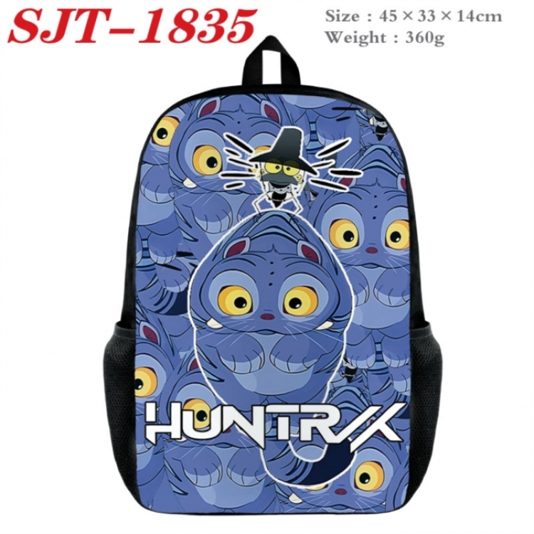 K-Pop:Demon Hunters Anime nylon canvas backpack student backpack 45x33x14cm