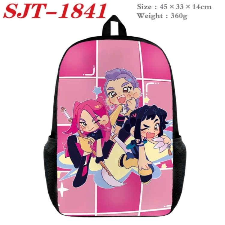 K-Pop:Demon Hunters Anime nylon canvas backpack student backpack 45x33x14cm