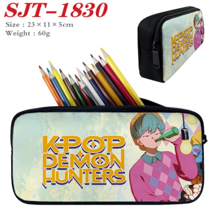 K-Pop:Demon Hunters Anime nylon student pencil case 23x11x5cm 