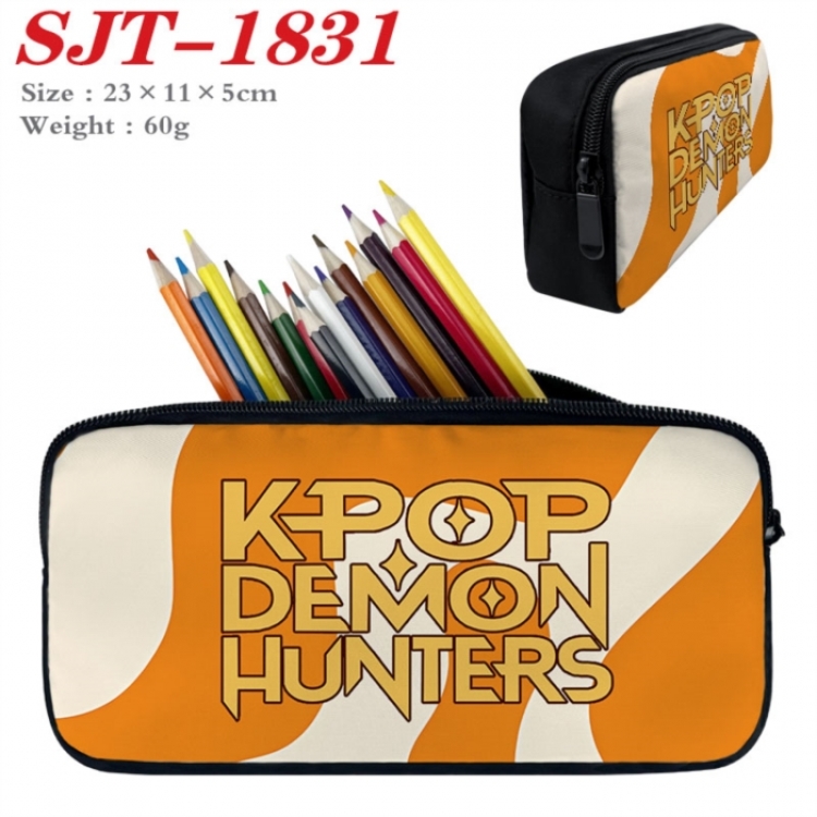 K-Pop:Demon Hunters Anime nylon student pencil case 23x11x5cm 