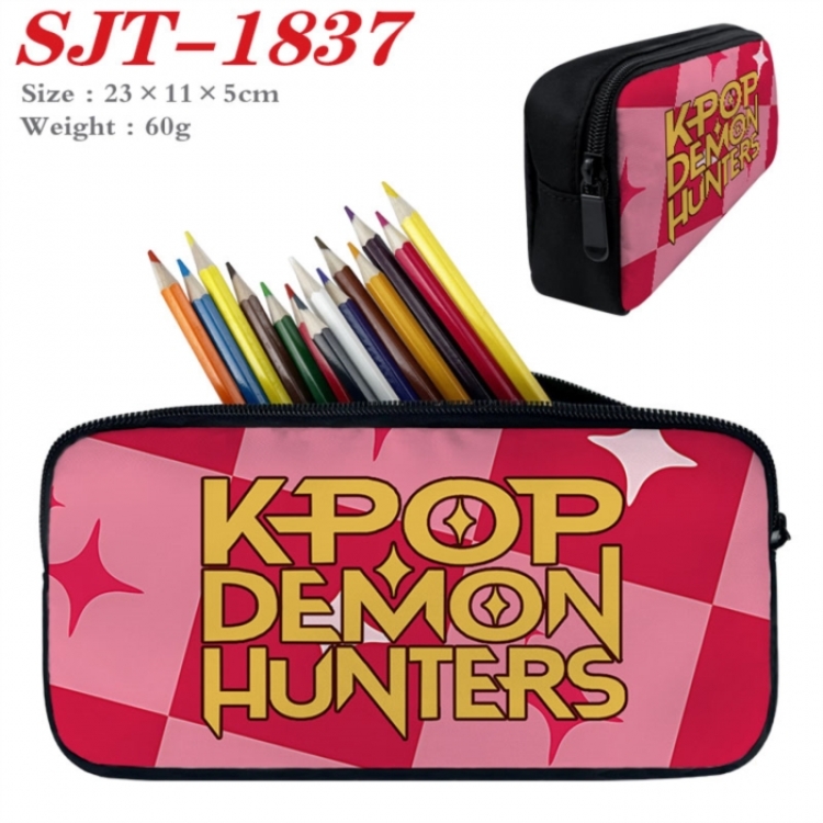 K-Pop:Demon Hunters Anime nylon student pencil case 23x11x5cm 