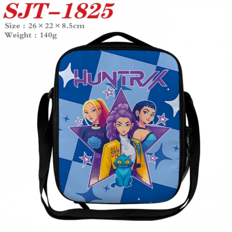 K-Pop:Demon Hunters Anime Lunch Bag Crossbody Bag 26x22x8.5cm 