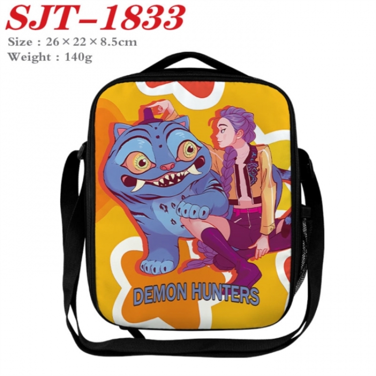 K-Pop:Demon Hunters Anime Lunch Bag Crossbody Bag 26x22x8.5cm 