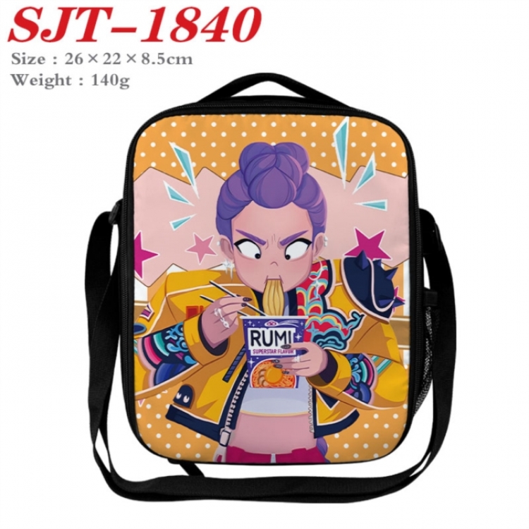 K-Pop:Demon Hunters Anime Lunch Bag Crossbody Bag 26x22x8.5cm 