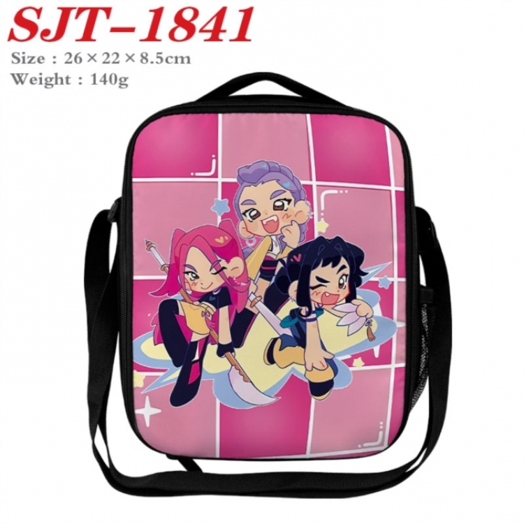 K-Pop:Demon Hunters Anime Lunch Bag Crossbody Bag 26x22x8.5cm 