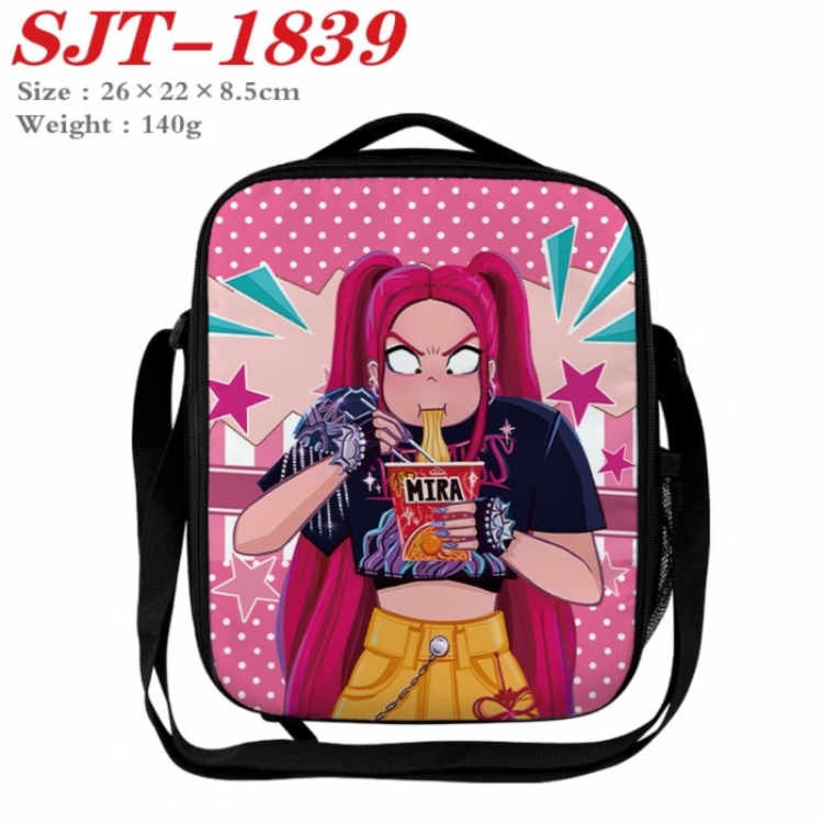 K-Pop:Demon Hunters Anime Lunch Bag Crossbody Bag 26x22x8.5cm 