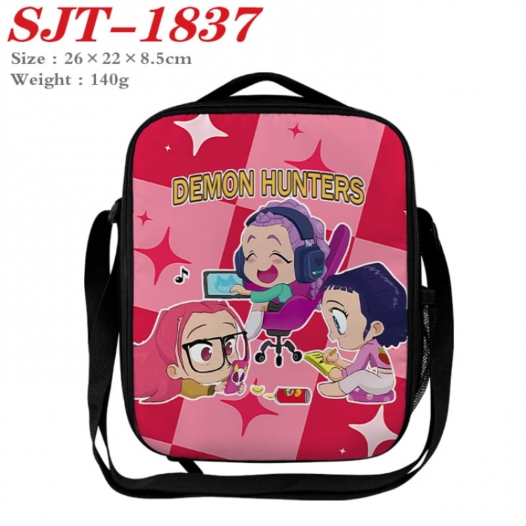 K-Pop:Demon Hunters Anime Lunch Bag Crossbody Bag 26x22x8.5cm 