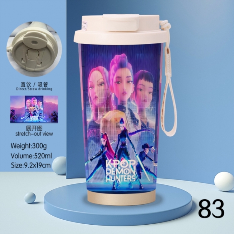 Devil Girl‌ Anime peripheral stainless steel coffee cup 520ML