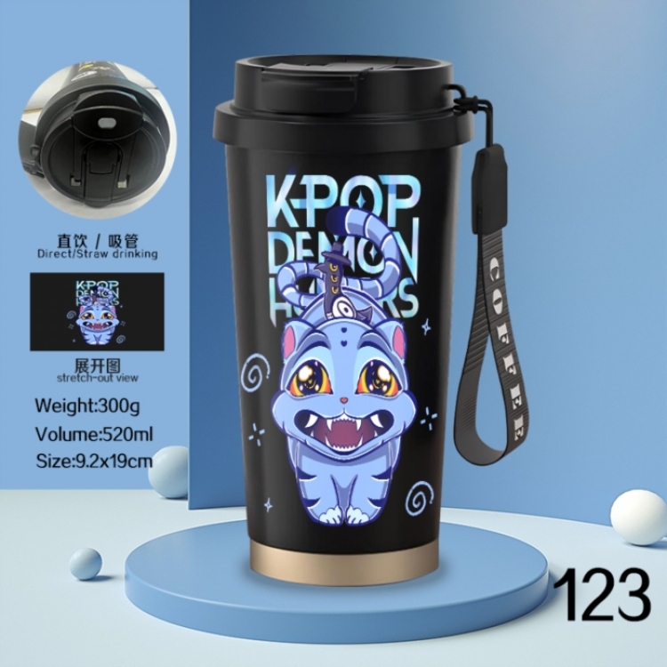 Devil Girl‌ Anime peripheral stainless steel coffee cup 520ML