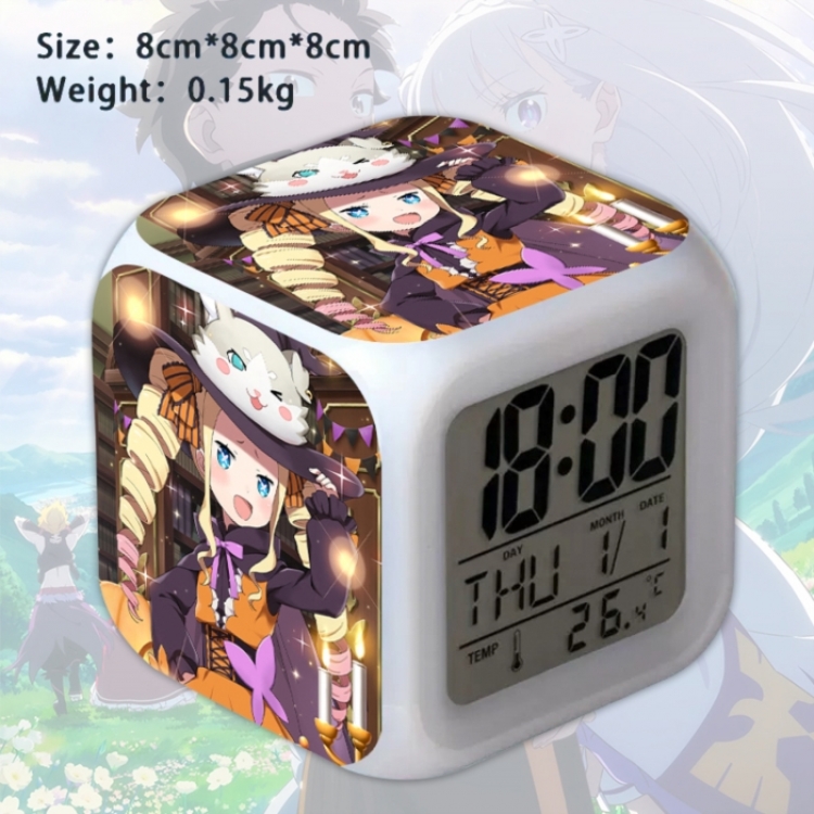 Re:Zero kara Hajimeru Isekai Seikatsu Anime Square Alarm Clock 8x8x8cm