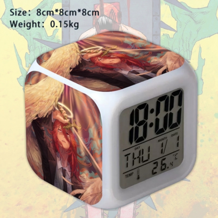 Chainsaw Man Anime Square Alarm Clock 8x8x8cm