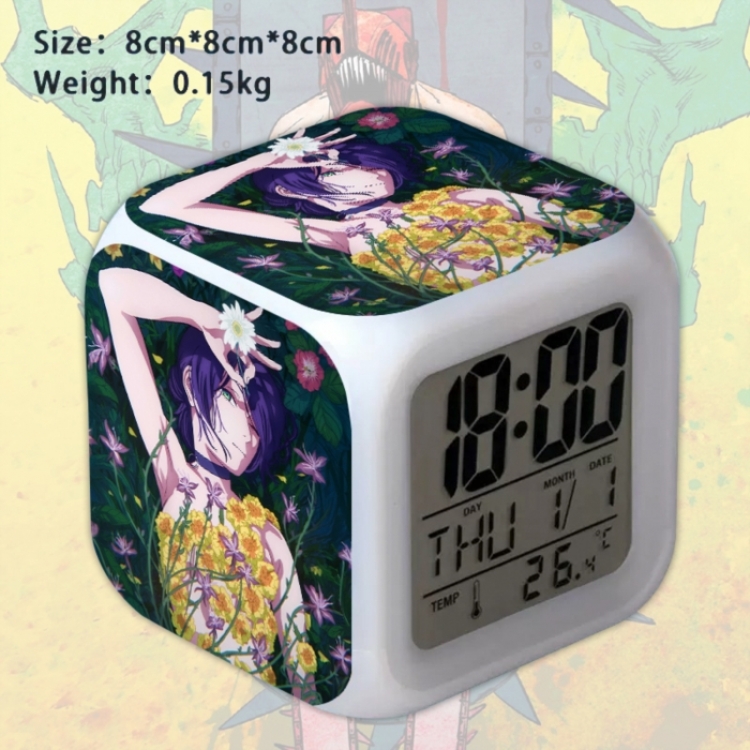 Chainsaw Man Anime Square Alarm Clock 8x8x8cm
