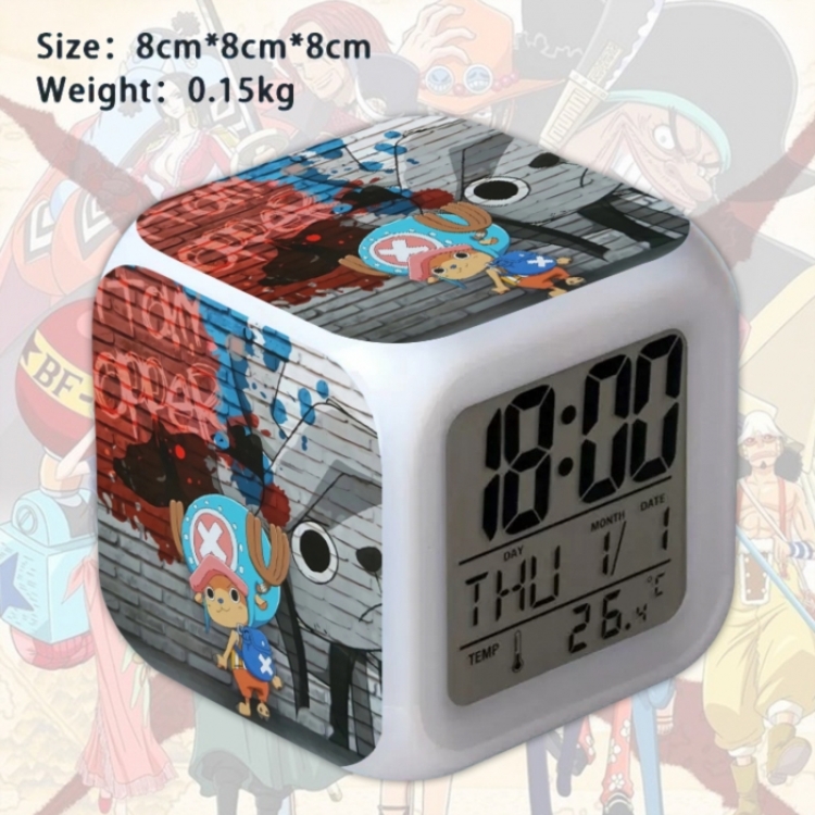 One Piece Anime Square Alarm Clock 8x8x8cm