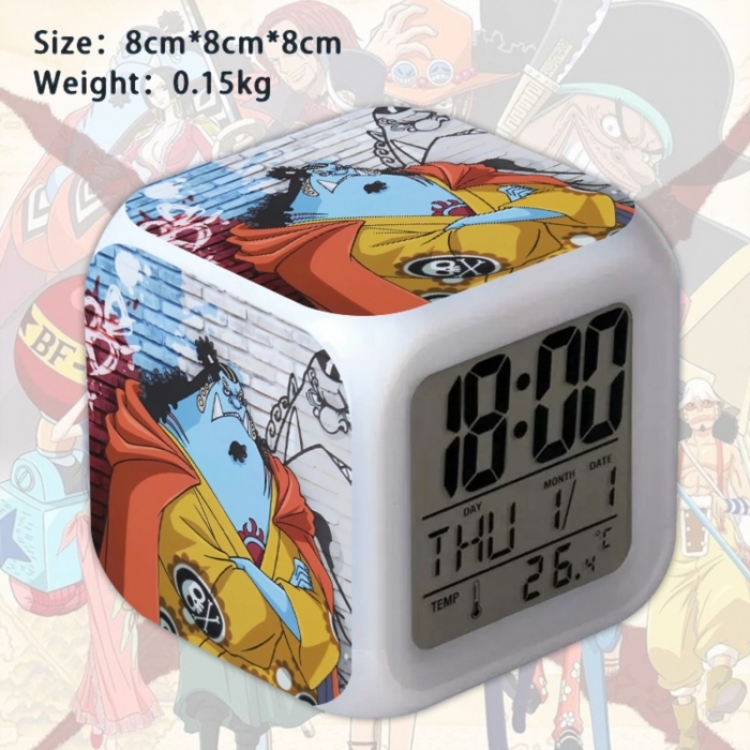 One Piece Anime Square Alarm Clock 8x8x8cm