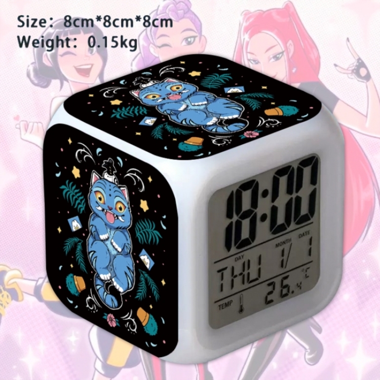 K-Pop:Demon Hunters Anime Square Alarm Clock 8x8x8cm