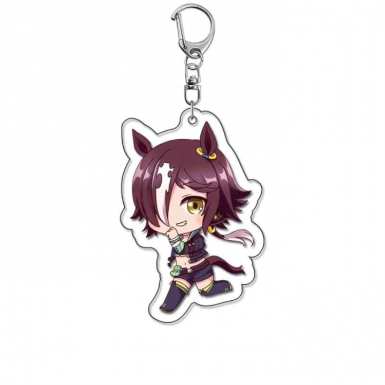 Pretty Derby Anime Acrylic Keychain Charm price for 5 pcs