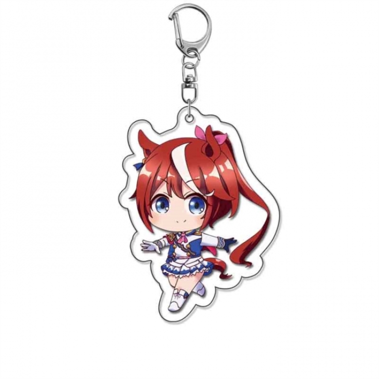Pretty Derby Anime Acrylic Keychain Charm price for 5 pcs