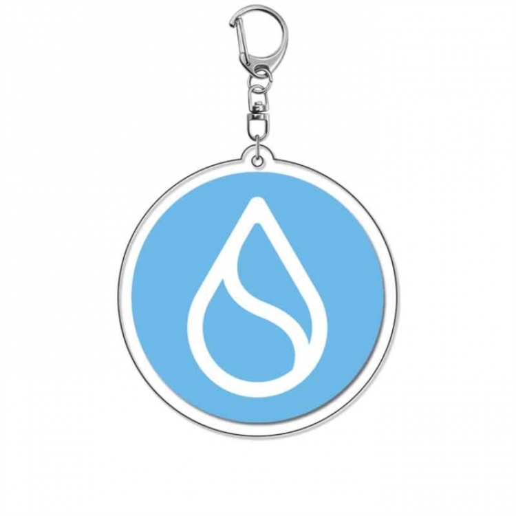 Virtual currency Anime Acrylic Keychain Charm price for 5 pcs