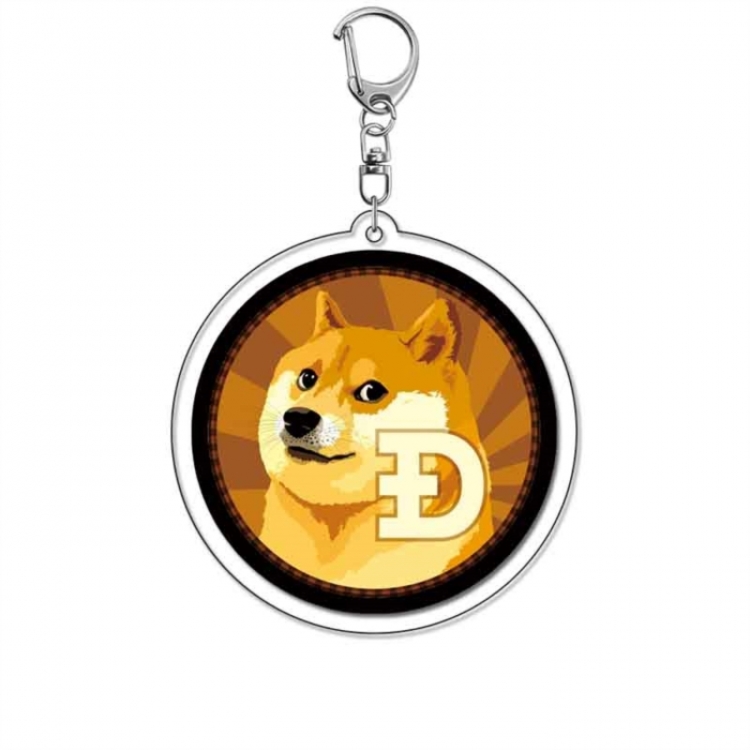 Virtual currency Anime Acrylic Keychain Charm price for 5 pcs