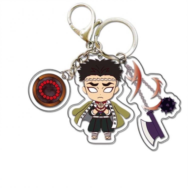 Demon Slayer Kimets Star Surrounding Acrylic 3 Pendant Keychain Pendant price for 5 pcs