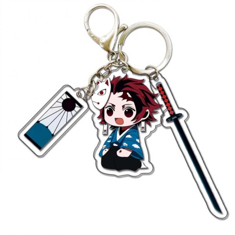 Demon Slayer Kimets Star Surrounding Acrylic 3 Pendant Keychain Pendant price for 5 pcs