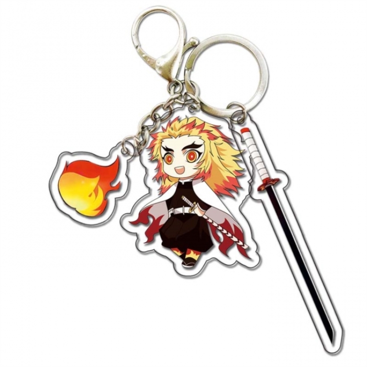 Demon Slayer Kimets Star Surrounding Acrylic 3 Pendant Keychain Pendant price for 5 pcs