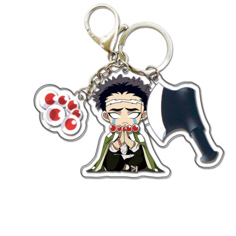 Demon Slayer Kimets Star Surrounding Acrylic 3 Pendant Keychain Pendant price for 5 pcs