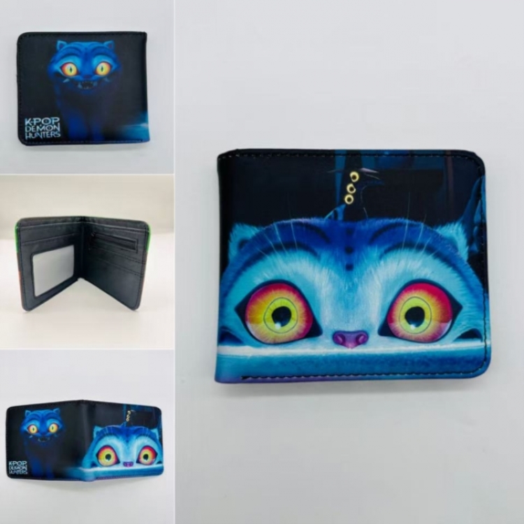 K-Pop:Demon Hunters Full color Two fold short card case wallet 11X9.5CM 