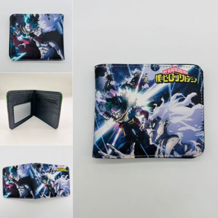 My Hero Academia Full color Two fold short card case wallet 11X9.5CM 