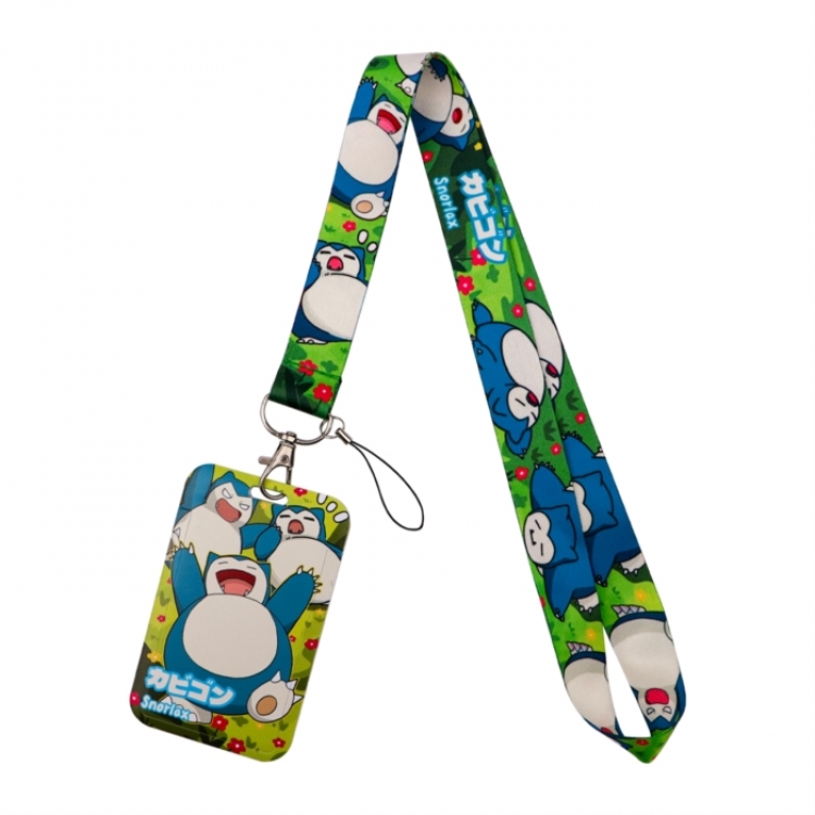 Pokemon Silver buckle hanging rope set card bag storage student card holder price for 5 pcs 