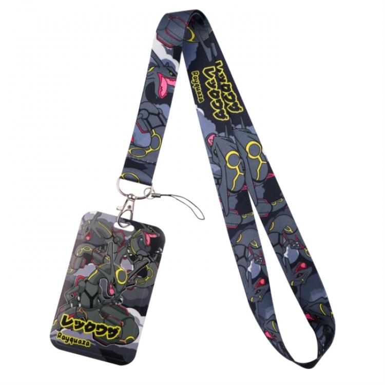 Pokemon Silver buckle hanging rope set card bag storage student card holder price for 5 pcs 