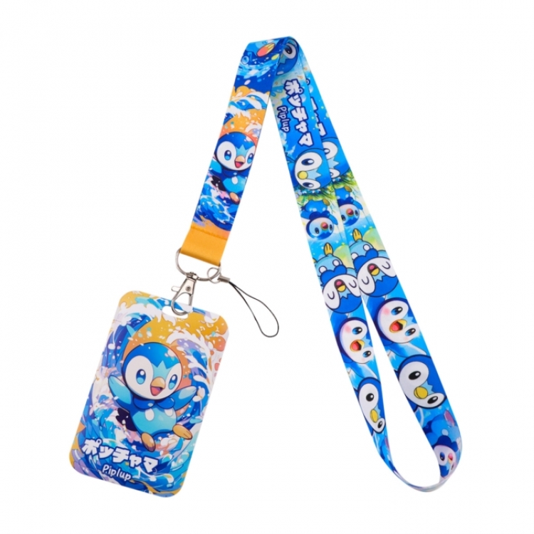 Pokemon Silver buckle hanging rope set card bag storage student card holder price for 5 pcs 