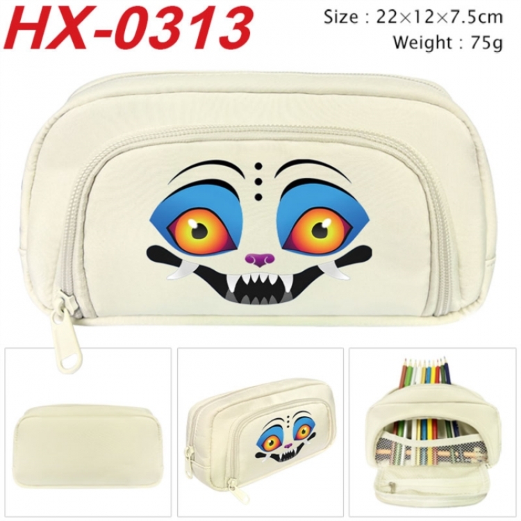 K-Pop Demon Hunters Anime 3D pencil case with insulation layer Pencil Bag 22X15X7.5CM