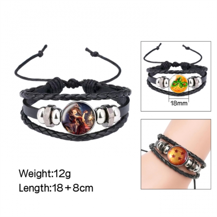 Honkai: Star Rail Anime peripheral crystal leather rope bracelet price for 5 pcs 