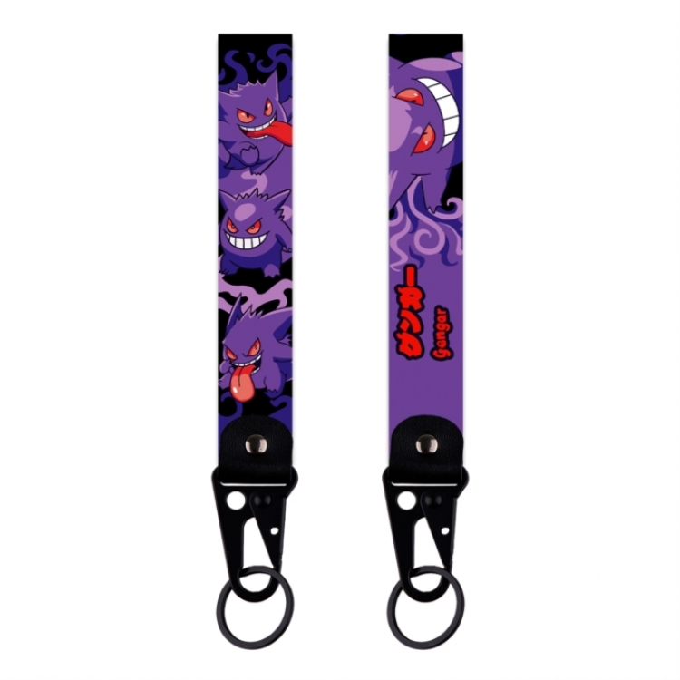 Pokemon Eagle Mouth Keychain Bag Hanging Piece Leather Rope Thickened Hanging Rope 9x2.5cm 30G price for 5 pcs