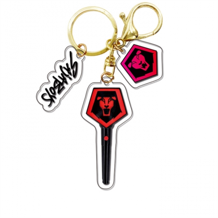 K-Pop Demon Hunters Anime Surrounding Acrylic 2 Pendant Keychain Pendant price for 5 pcs