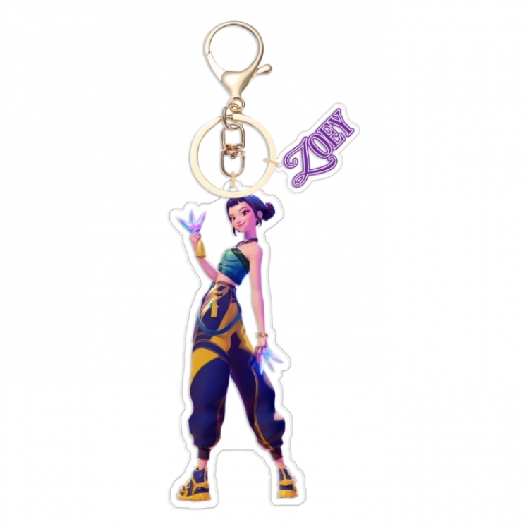 K-Pop Demon Hunters Anime Surrounding Acrylic 2 Pendant Keychain Pendant price for 5 pcs