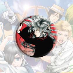 Kuroshitsuji Anime tinplate brooch badge price for 5 pcs