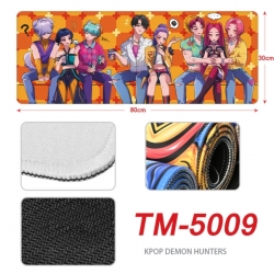 K-Pop Demon Hunters Anime peripheral lock edge mouse pad 90X40cm
