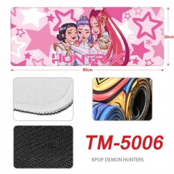 K-Pop Demon Hunters Anime peripheral lock edge mouse pad 90X40cm